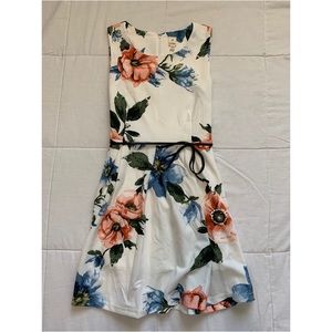 IJOAH White Floral Dress